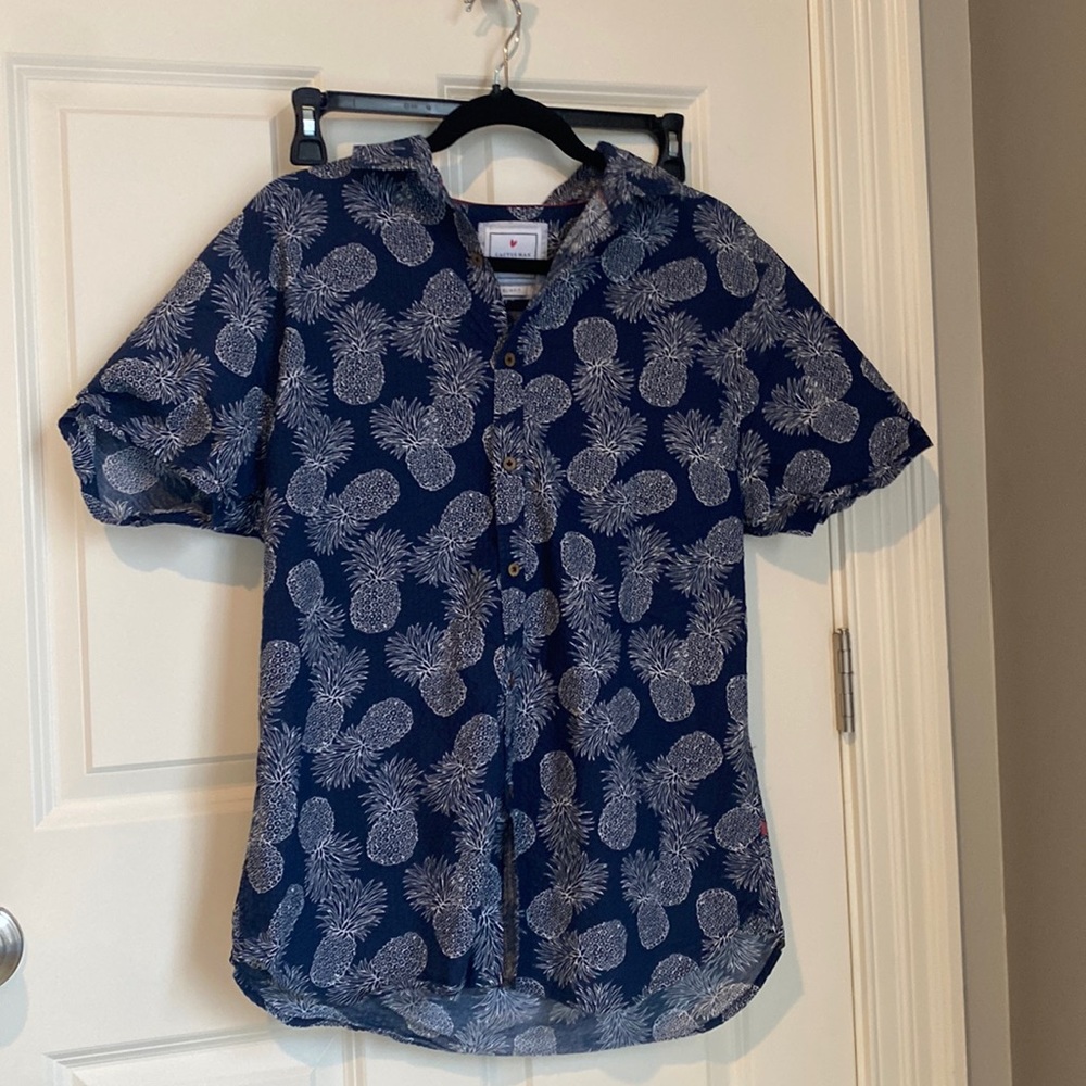 Cactus man button down